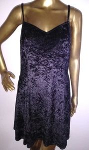Vintage 90s Crush Velevet ZANONI Grunge Dress